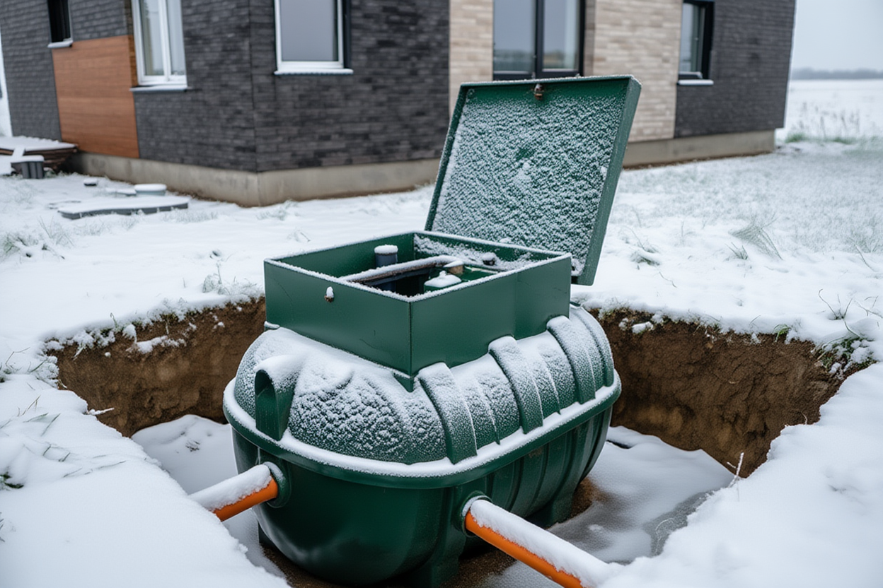 Профилактика и разморозка септика зимой