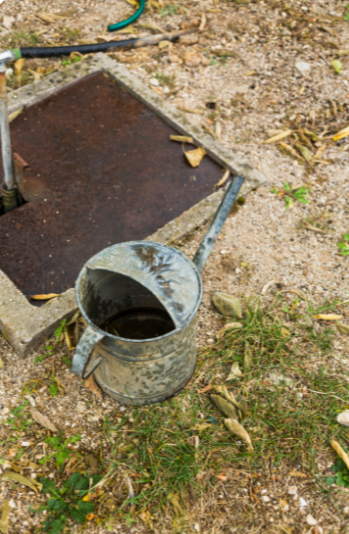 Водопровод на даче с подачей воды из скважины